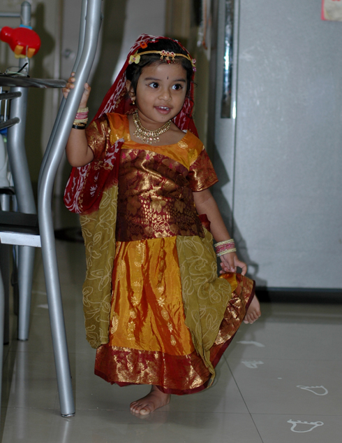 Radha dress on Gokulashtami